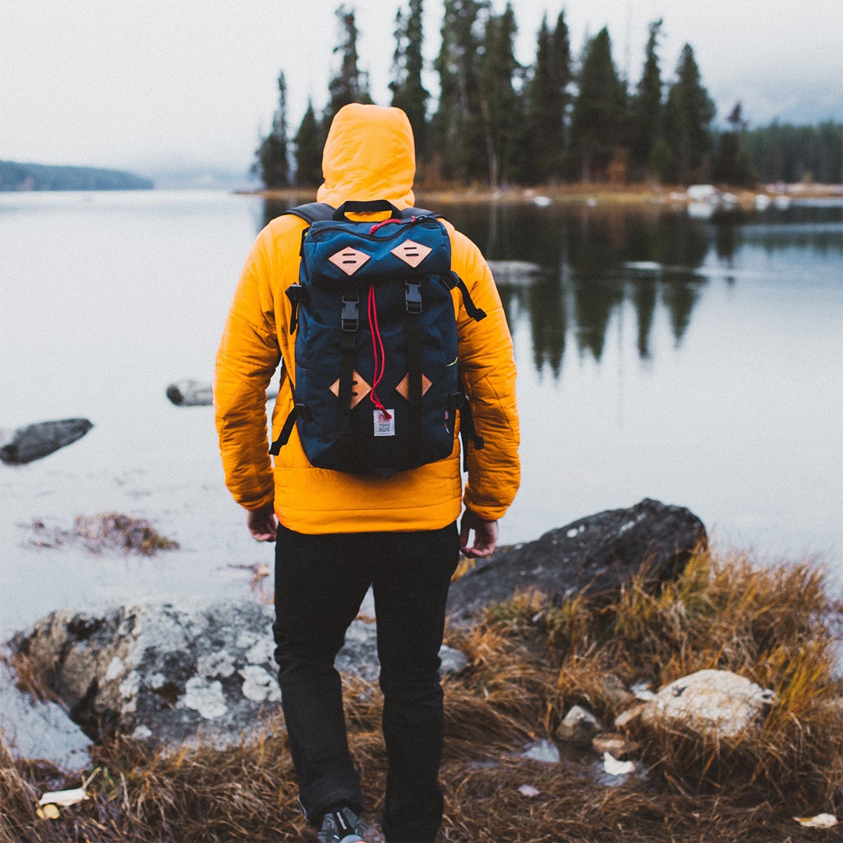 Topo Designs Klettersack Navy Lifestyle, classic backpack for men and women