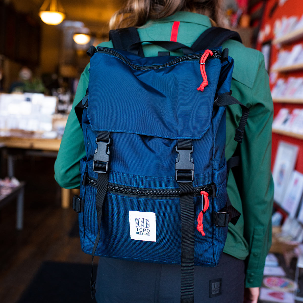 Topo Designs Rover Pack Classic Navy, timeless backpack with great functionalities