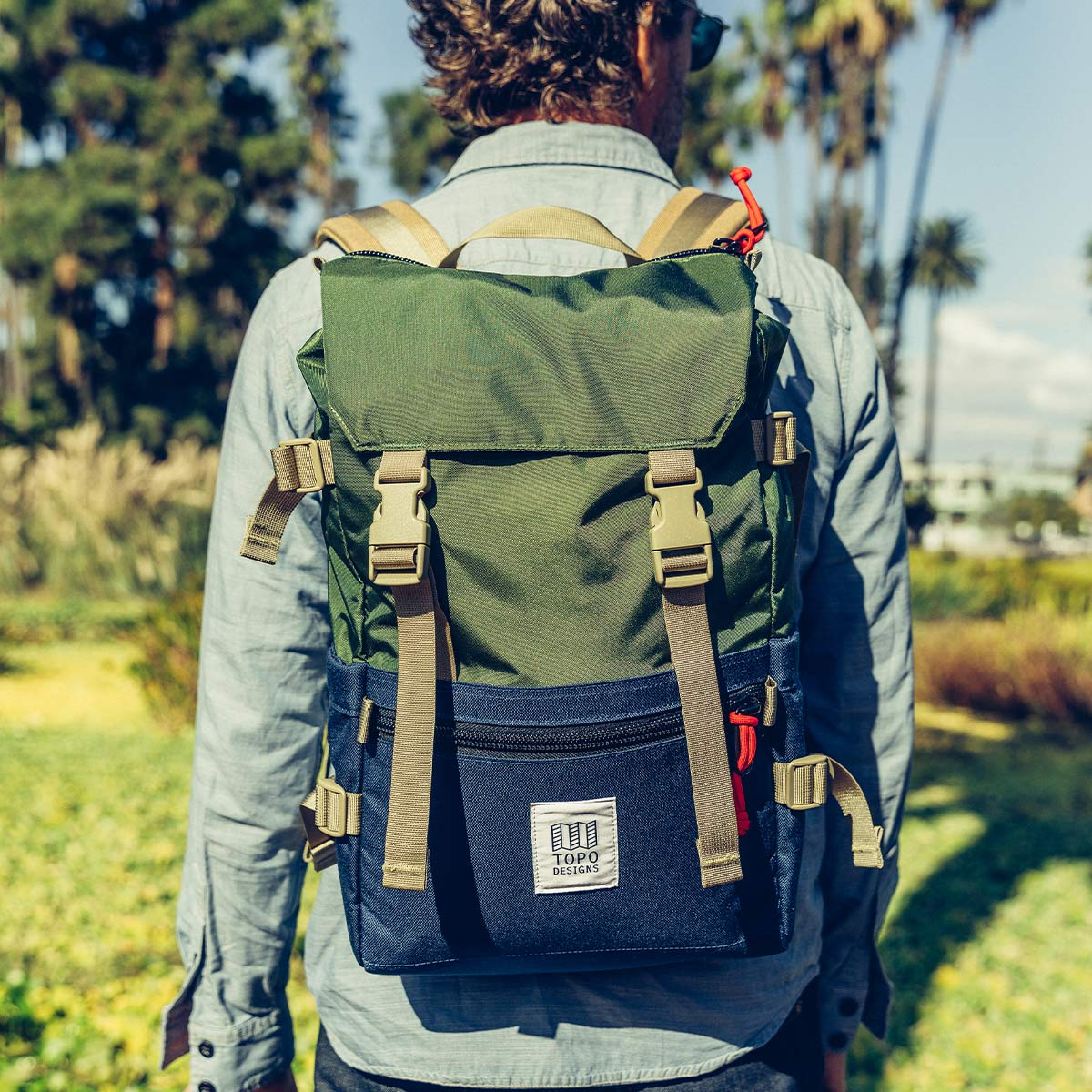 Topo Designs Rover Pack Classic Olive/Navyd, timeless backpack with great functionalities