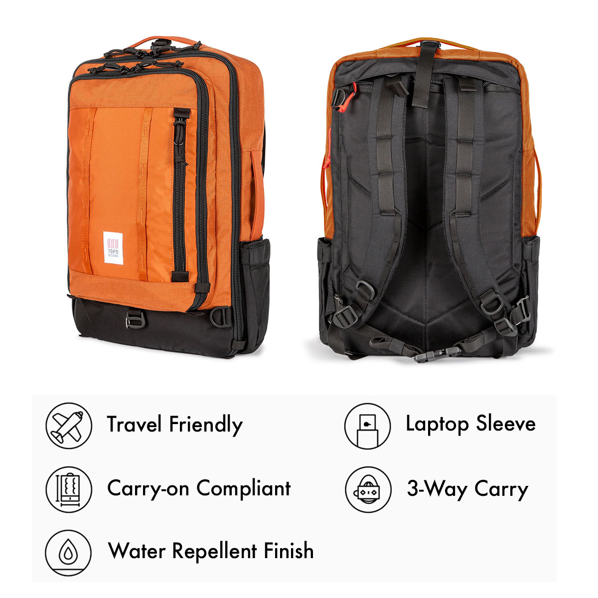 Topo Designs Global Travel Bag 30L Clay the-most-versatile-travel-bag