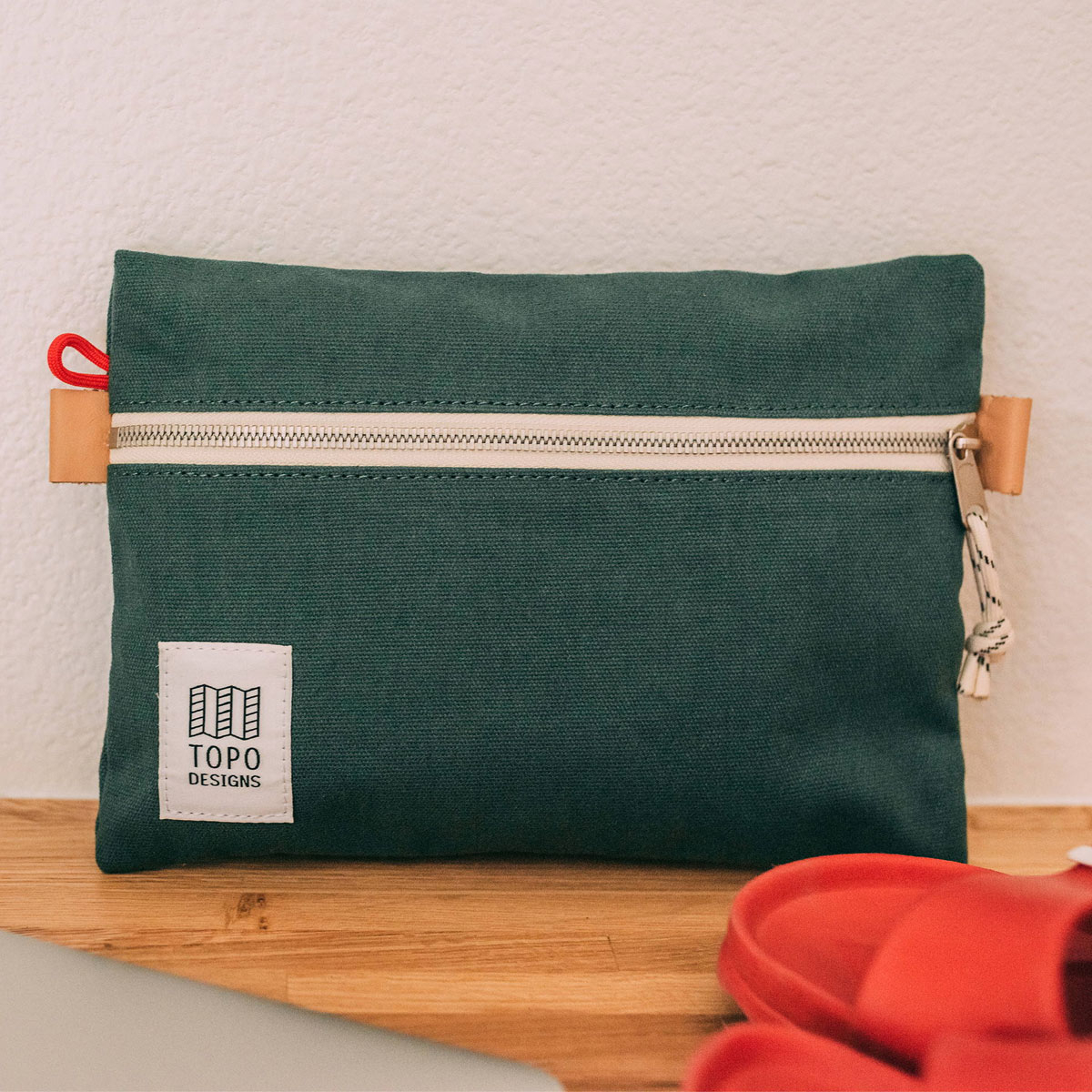 Topo Designs Accessory Bags Canvas Forest 3 Sizes, built for durability and organization