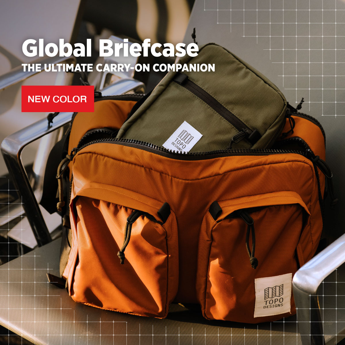 Topo Designs Global Briefcase Clay, the perfect bag for everyday carry