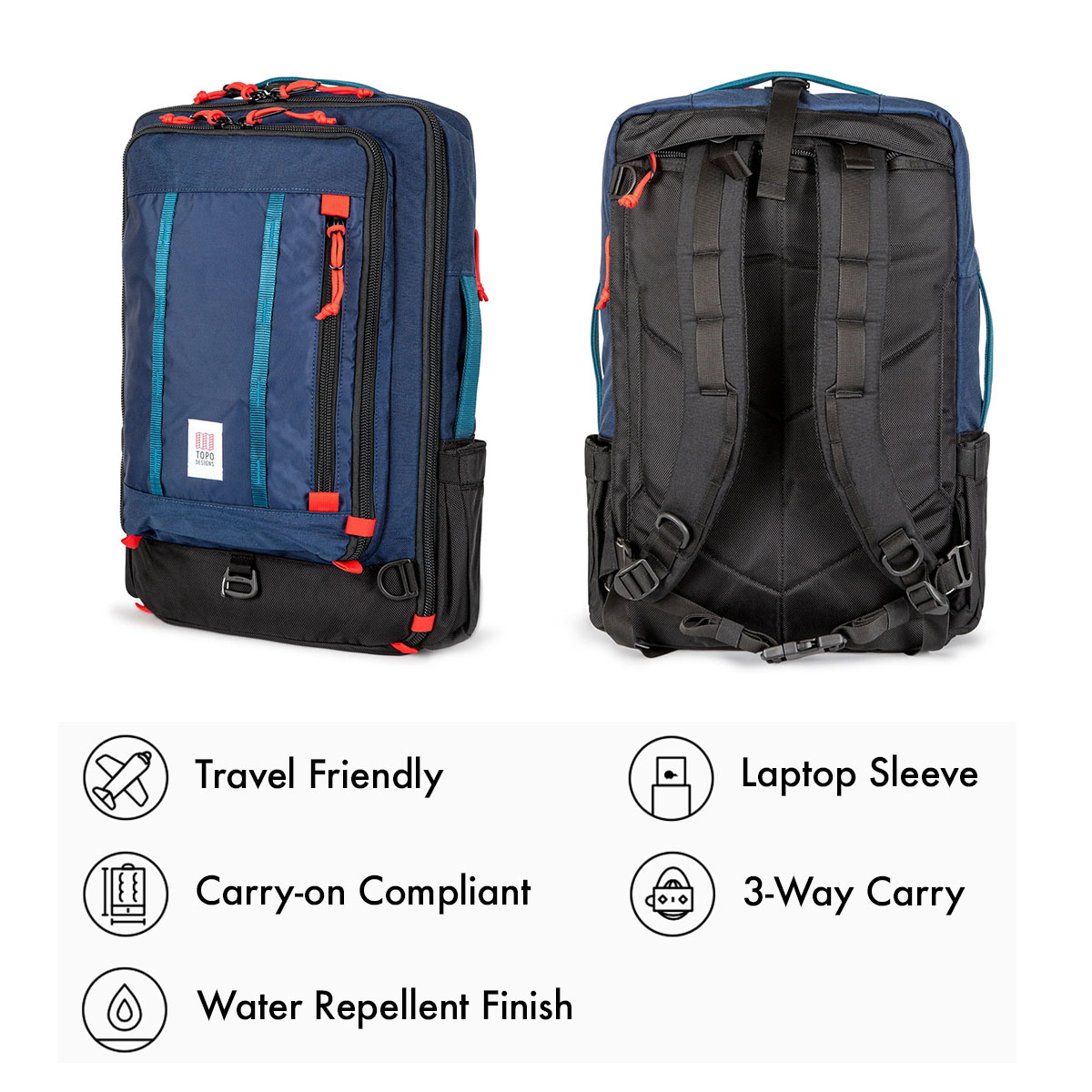 Topo Designs Global Travel Bag 30L Navy the-most-versatile-travel-bag