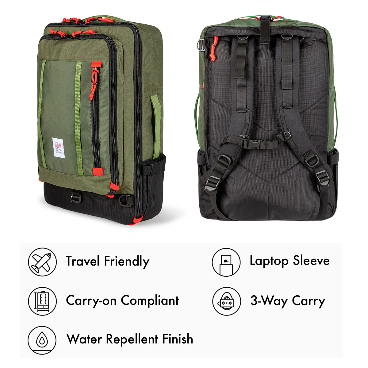 Topo Designs Global Travel Bag 40L Olive the-most-versatile-travel-bag