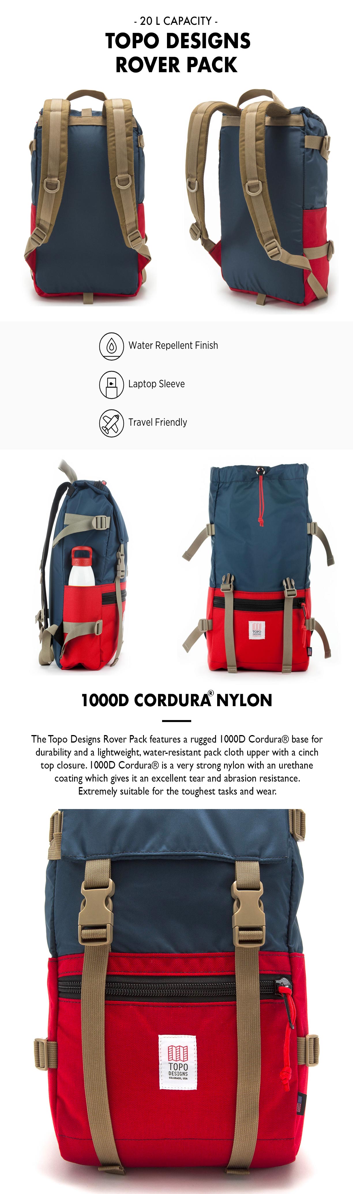 Topo Designs Rover Pack Productinformation