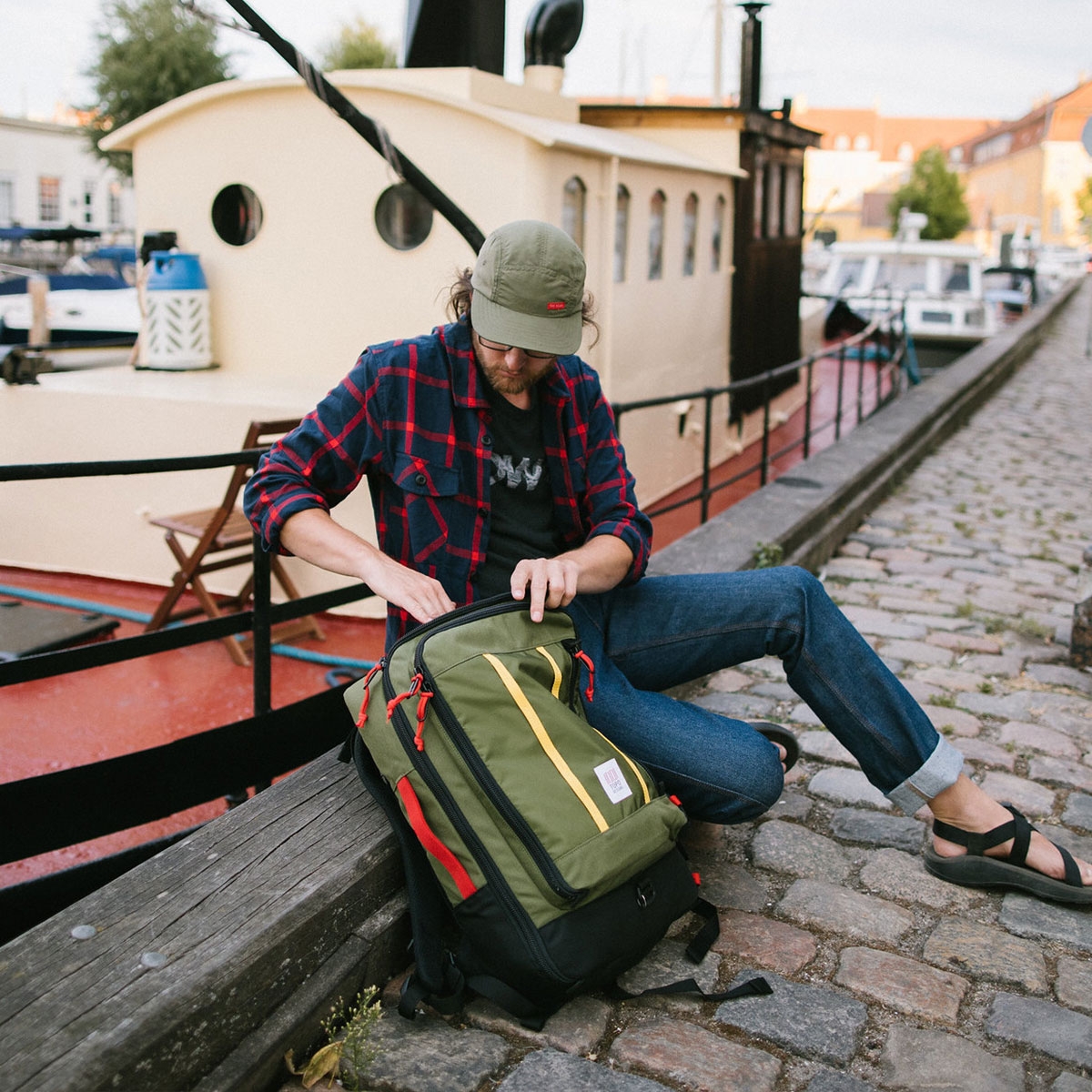 Topo Designs Travel Bag 40L Olive, the most versatile travel bag