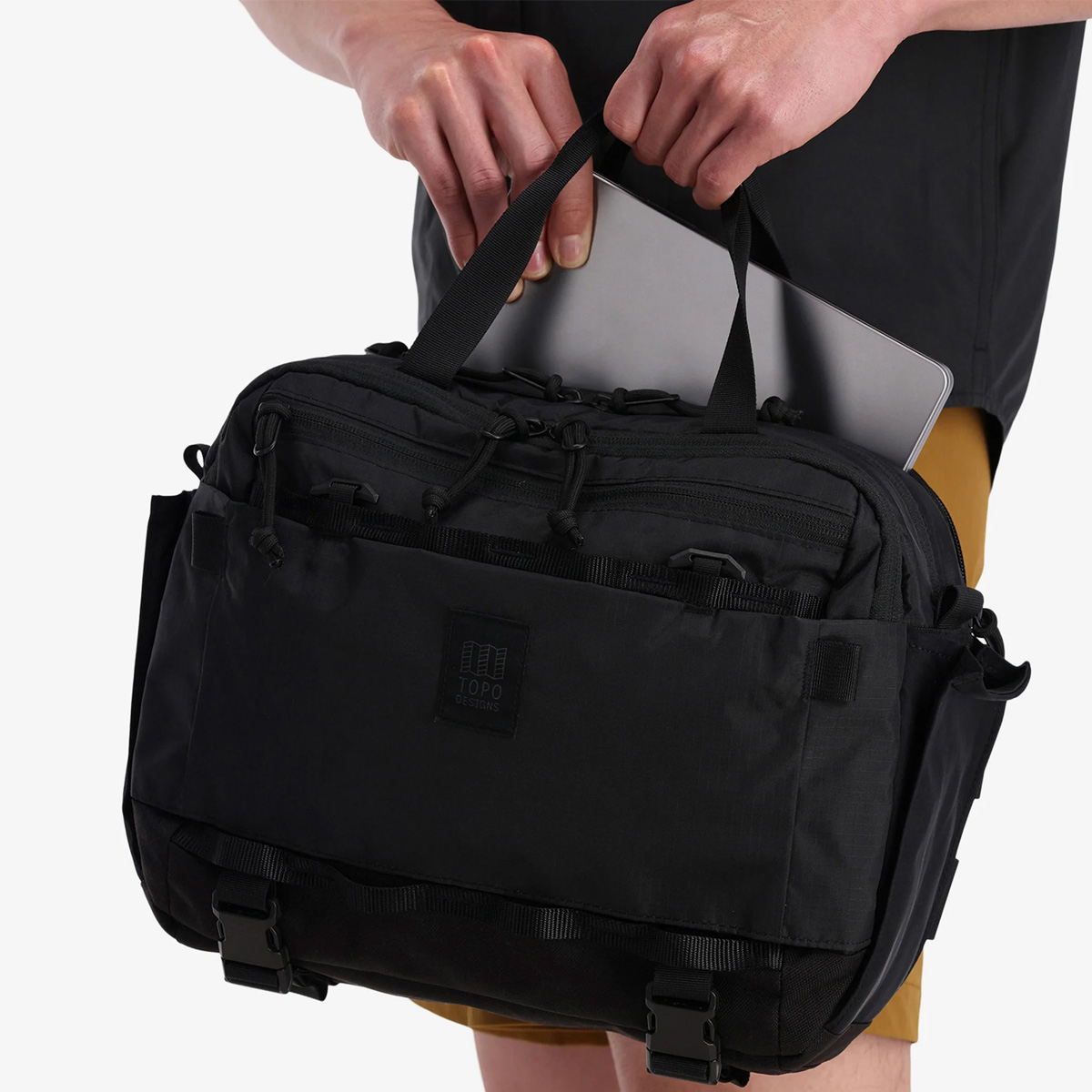 Topo Designs Mountain Cross Bag, with an internal laptop sleeve
