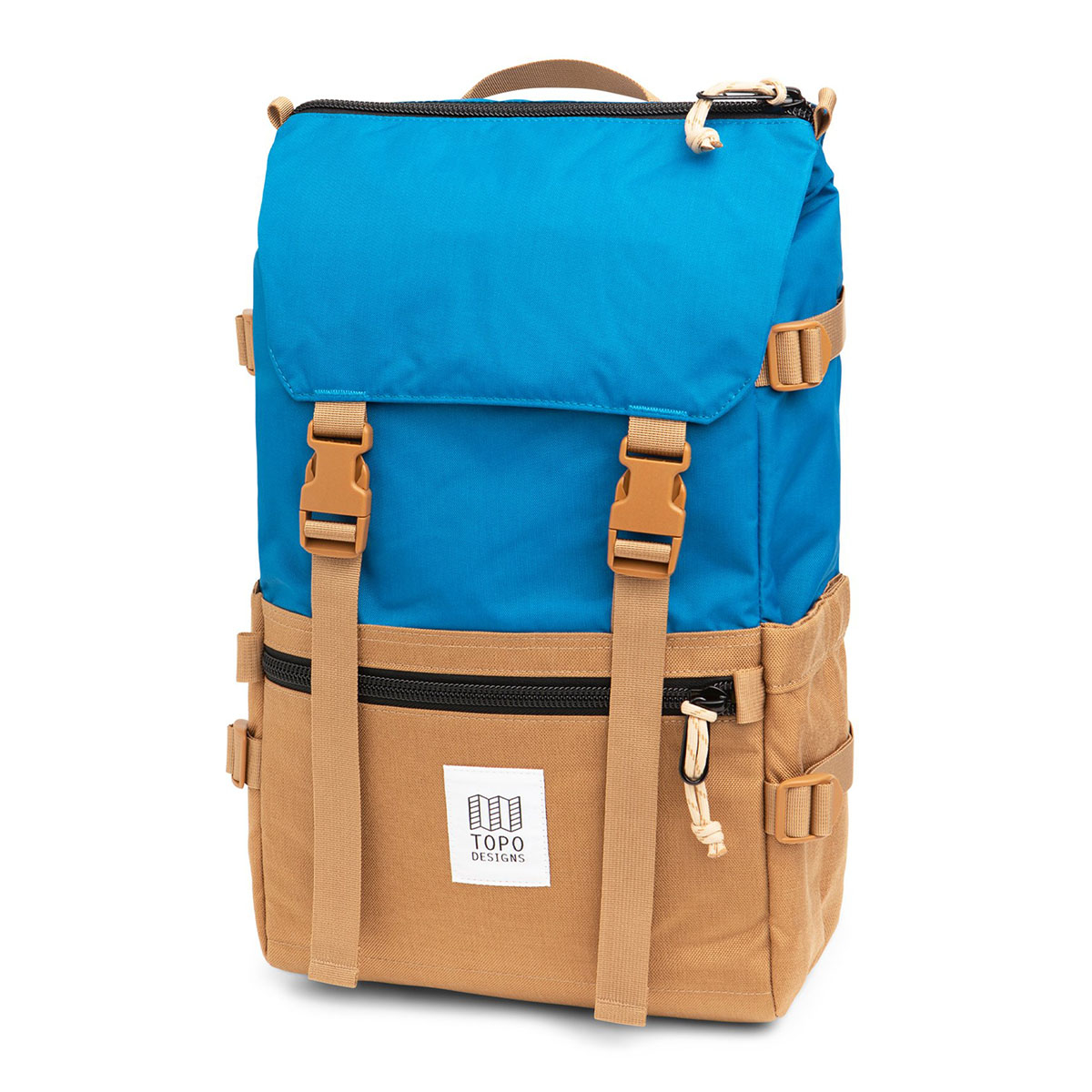 Topo Designs Rover Pack Classic Blue/Khaki, timeless backpack with great functionalities