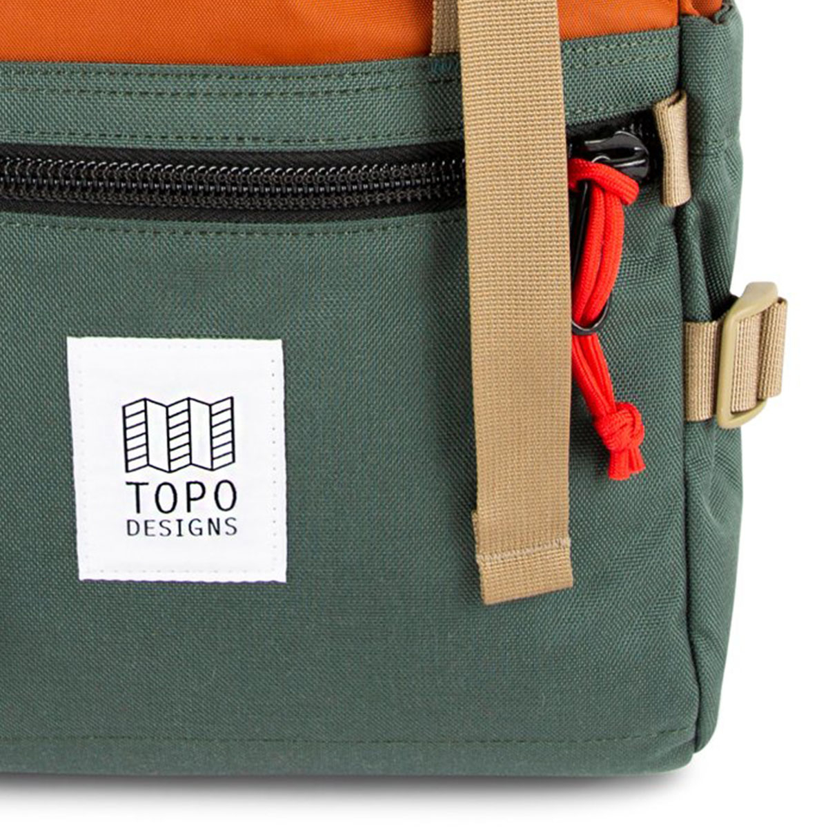 Topo Designs Rover Pack Classic Clay/Forest, timeless backpack with great functionalities