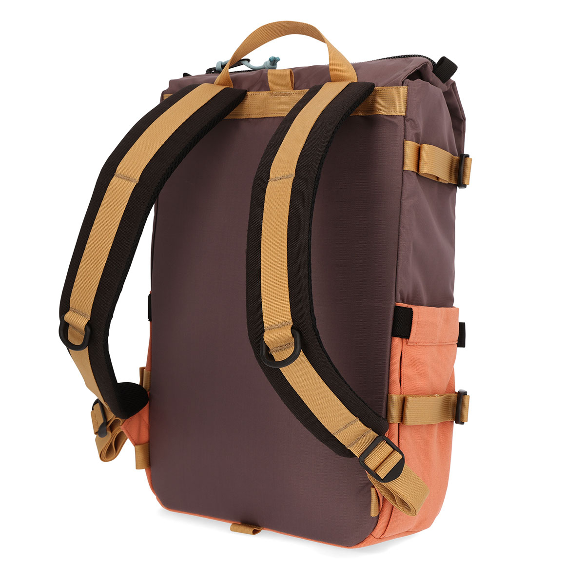 Topo Designs Rover Pack Classic Coral/Peppercorn, durable, lightweight and water-resistant pack for daily use