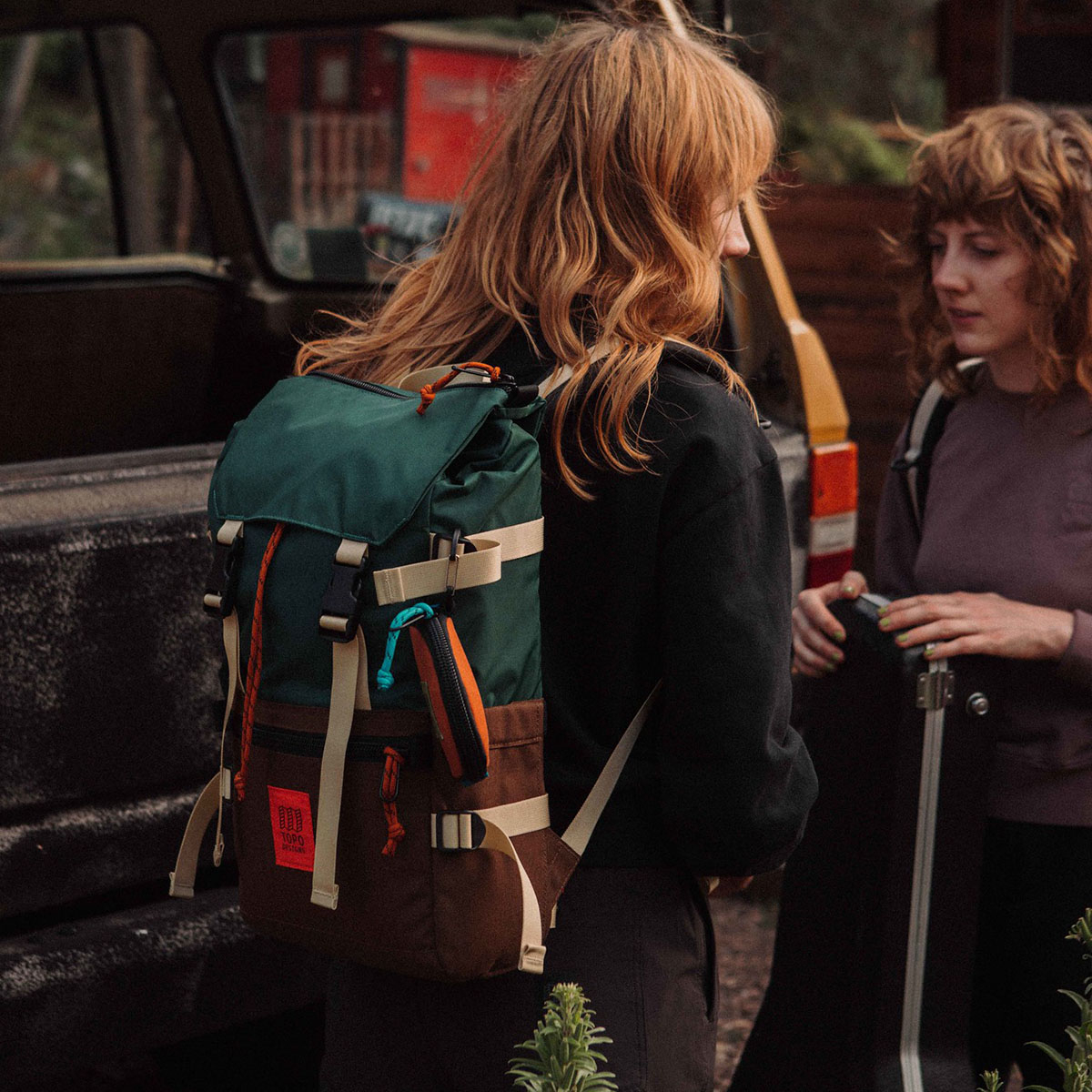 Topo Designs Rover Pack Classic Forest/Cocoa, timeless backpack with great functionalities