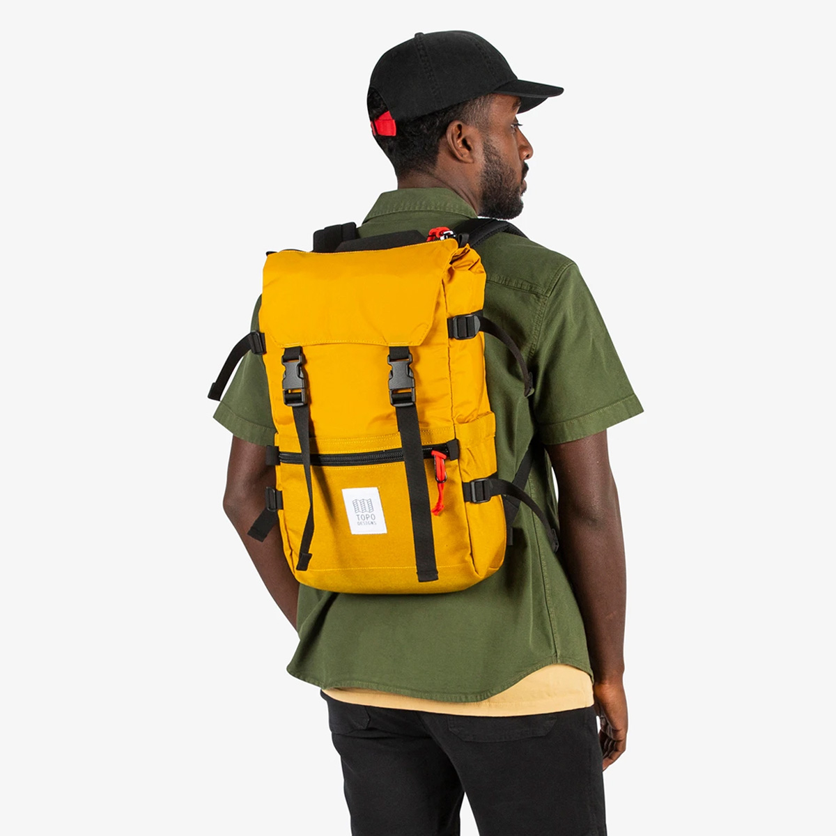 Topo Designs Rover Pack Classic Mustard, durable, lightweight and water-resistant pack for daily use