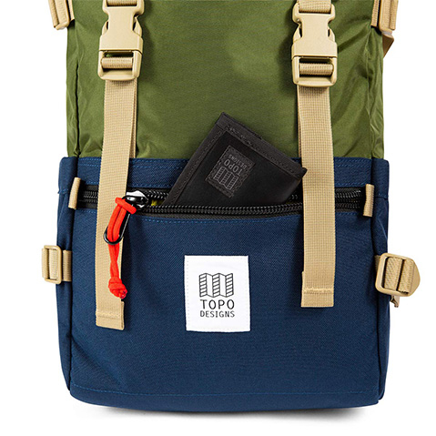 Topo Designs Rover Pack Classic, detail frontpocket