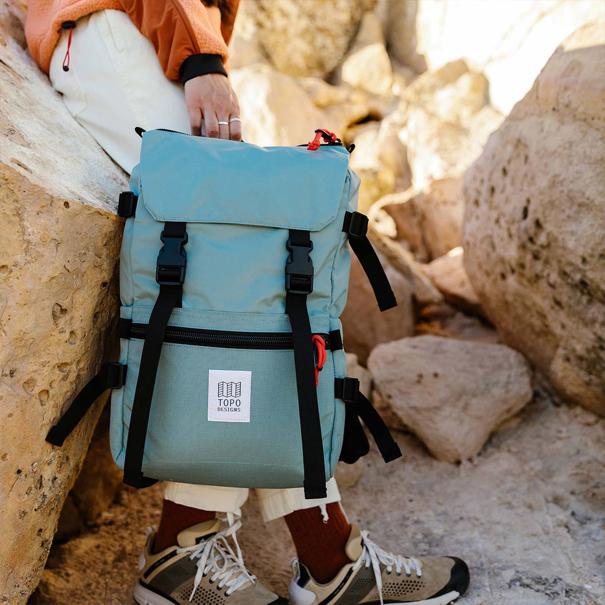 Topo Designs Rover Pack Classic Sage, timeless backpack with great functionalities
