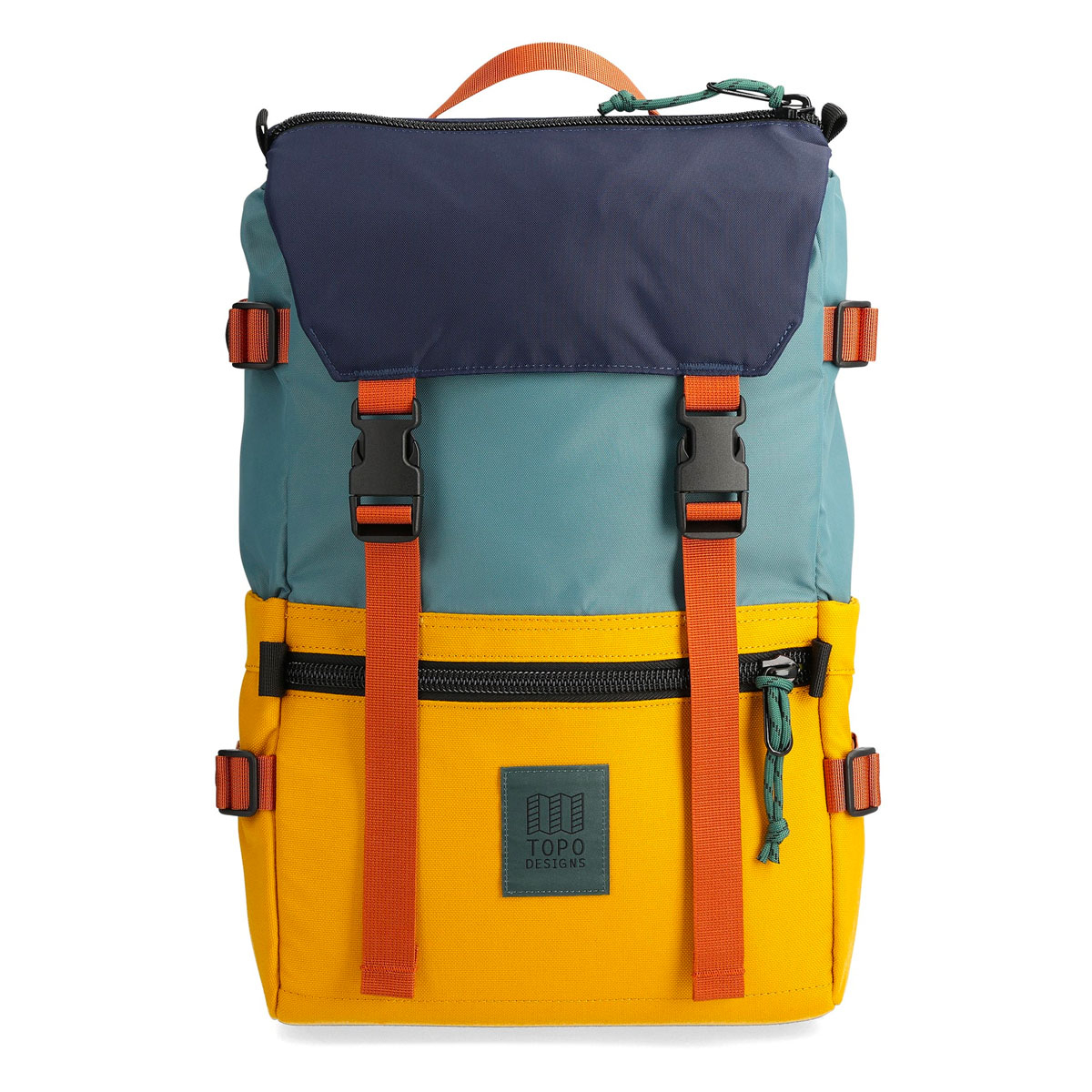 Topo Designs Rover Pack Classic Sea Pine/Mustard, timeless backpack with great functionalities