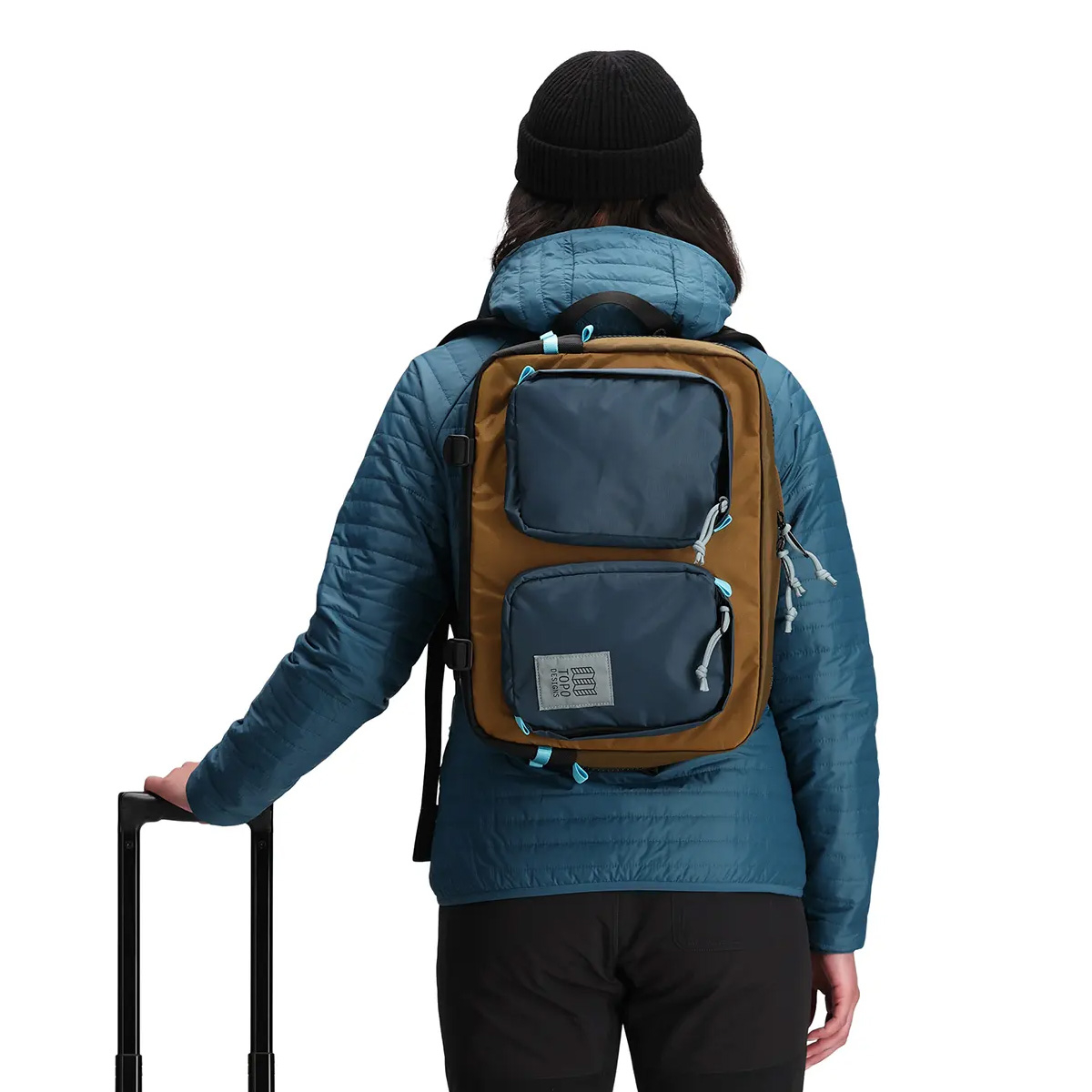 Topo Designs Global Briefcase Desert Palm/Pond Blue, the perfect bag for everyday carry