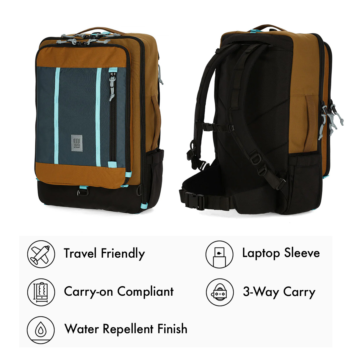 Topo Designs Global Travel Bag 30L Desert Palm/Pond Blue, the-most-versatile-travel-bag