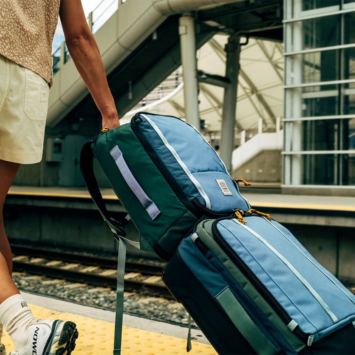 Topo Designs Global Travel Backpack Forest, Water Repelent Finish, Laptop Sleeve, Travel Friendly
